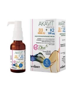 VITADIET Akavit Wit.D3 4000IU+K2 100krop