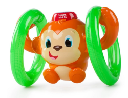 BRIGHT STARTS ZABAWKA MAŁPKA ROLL GLOW MONKEY