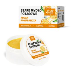 Mydło 100% szare Argan&Pomarańcza 80g*
