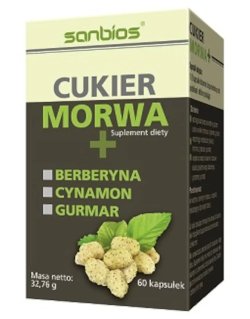 Cukier Morwa 60 kaps. SANBIOS