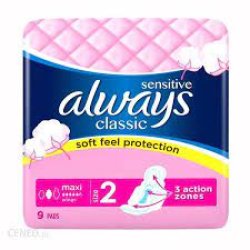 PODP.ALWAYS KLASYCZNE 9 MAXI/SKRZYDELKA