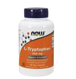 NOW L-Tryptophan 500 mg 60 kaps.