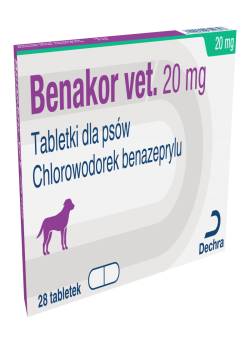 BENAKOR VET 20 MG 28 T. TABLETKI