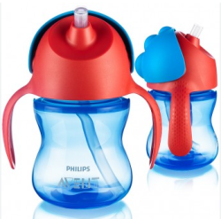 AVENT KUBEK Z SŁOMKĄ  9M+, 200ML BOY 796/01