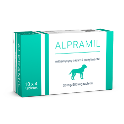 ALPRAMIL 20 MG / 200 MG 40 TAB.DLA PSÓW