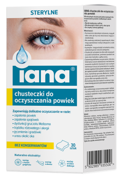 *CHUSTECZKI DO OCZYSZCZANIA POWIEK 30SZT