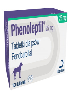 PHENOLEPTIL 25 MG 100 TBL DLA PSÓW