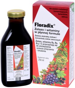 FLORADIX Żelazo i wit. 250ml