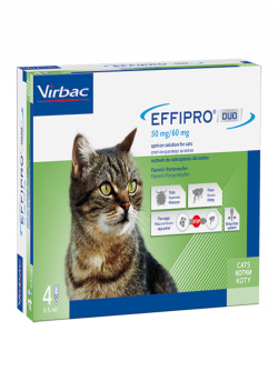 EFFIPRO DUO 50MG/60MG KOT 4 PIPETY