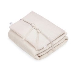 YOONCO PODUSZKA+KOŁDERKA MUŚL.KREM