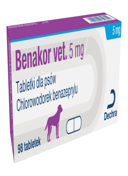 BENAKOR VET 5 MG 98 T. TABLETKI DLA PSÓW