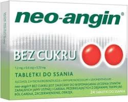 Neo-Angin b/cuk.tabl.-24 szt.