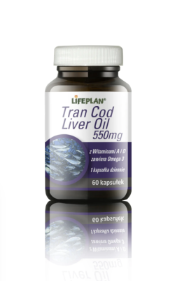 Tran Cod Liver Oil 60 kaps. LIFEPLAN