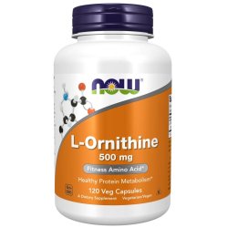 NOW L-Ornithine 500mg 120kaps.