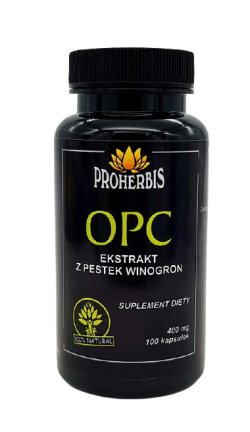 Proherbis Pestki winogron OPC 100 kaps