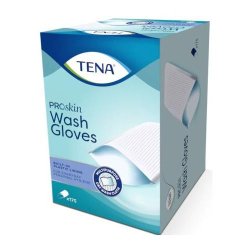 TENA  WASH GLOVE 175 SZT RĘKAWICE