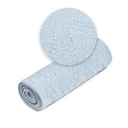 YOONCO KOC BAMB.80X100 MGIEŁKA AŻUR NIEB