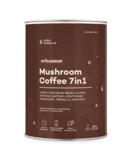 AURA HERBALS Mycodrop kawa z grzyb. 7w1