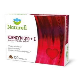 Koenzym Q-10 + vit.E /NATURELL/ 120 kaps