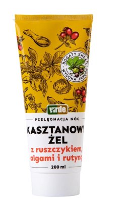Żel kasztanowy z ruszczyk, algami 200ml