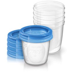 AVENT POJEMNIKI 619/05 NA POKARM 5 SZT 180 ML
