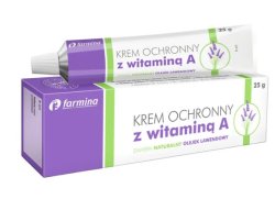 Krem ochronny z wit. A 25g FARMINA
