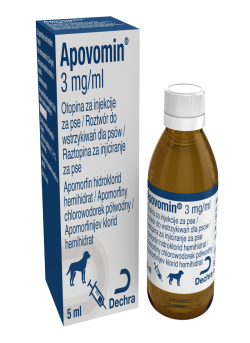 APOVOMIN 3 MG/ML INJ.  5 ML, ROZTW. DO