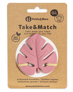 PETITE GRYZAK SILIKONOWY DUSTY ROSE 0M+