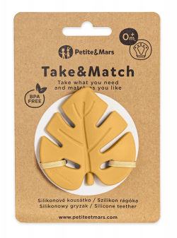 PETITE GRYZAK SILIKONOWY INTENSE OCHRE 0M+