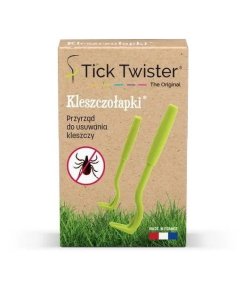 KLESZCZOŁAP. ZIELONE TICK TWISTER 2 SZT