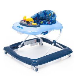 BABY MIX CHODZIK Z KIEROWNICĄ CIEMNY NIEBIESKI