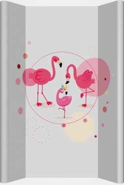 NADSTAWKA SB USZ.70 SZARA FLAMINGI