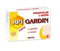 API GARDIN FORTE Propolis/Miód 16 past.*