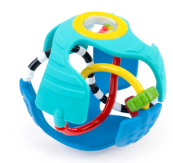 BABY EINSTEIN PIŁKA SENSORYCZNA Z GRYZAKIEM 3M+