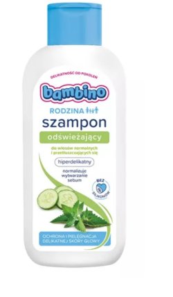 BAMBINO 3+ SZAMPON 400 ML ODŚWIEŻAJĄCY