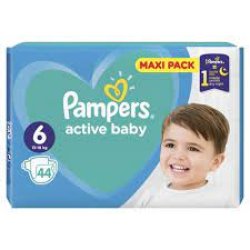 PAMPERSY ACTIVE 6 XL 44        13-18 KG