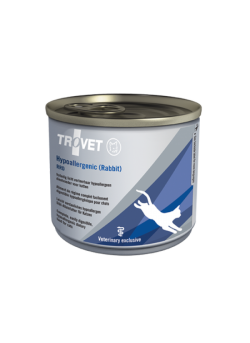 TROVET HYPOAL. RABBIT KOT 200 G PUSZKA