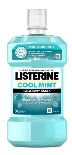 JJ LISTERINE PLYN 500 COOL MIMILD ZERO