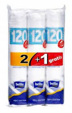 PLATKI KOSMET.BELLA 120 2+1 GRATIS
