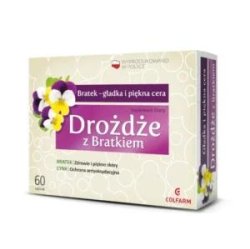 Drożdże z bratkiem /COLFARM/ 60tabl.
