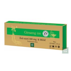 Ginseng 500 żeńszeń & miód 10mlx10fiolek