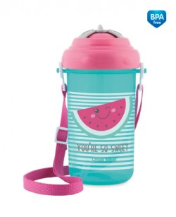 BIDON 4/102 Z RURKĄ 400ML SO COOL RÓŻ