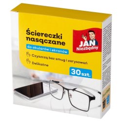 ŚCIERECZKI DO OKULARÓW I EKRANÓW 30SZT
