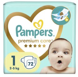 PAMPERSY  PC 1 NEWBORN 72     2-5 KG