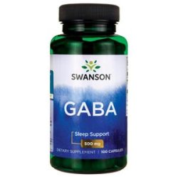 SWANSON GABA 500 mg 100 kaps
