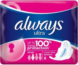 PODP.ALWAYS ULTRA SUPER PLUS 8 RÓŻ