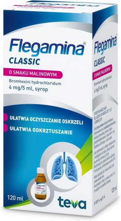 Flegamina Classic syr.malinowyTEVA 120ml