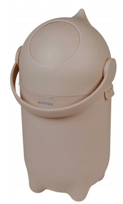 NATTOU KOSZ NA PIELUCHY DROPY TAUPE 27CM