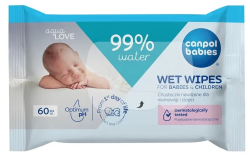 CHUSTECZKI 14/200 CANPOL NAWILŻANE 60 SZT