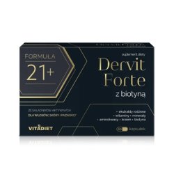 Dervit Forte z Biotyną 60 kaps VITADIET